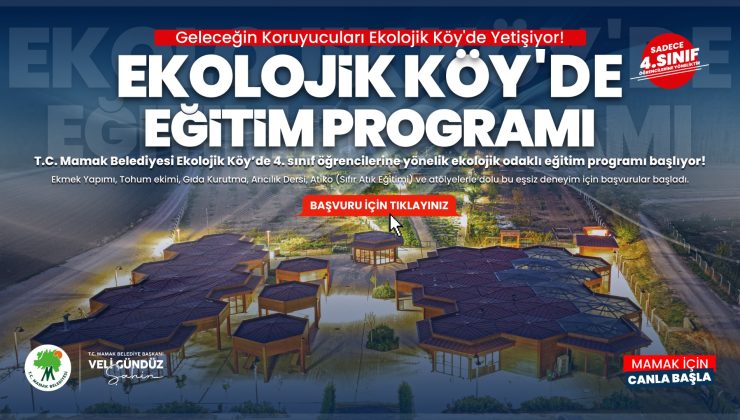 Mamak Belediyesinden İlkokul 4. Sınıf Öğrencilerine Ekoloji Eğitimi