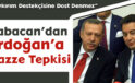 Babacan’dan Erdoğan’a Gazze Tepkisi