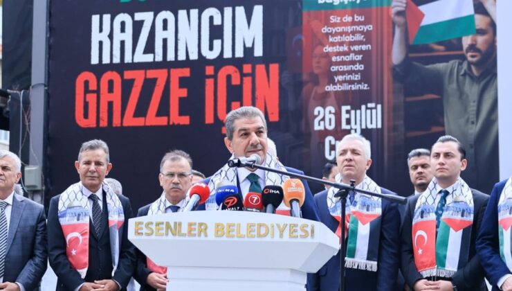 Esenler’den Gazze’ye Dayanışma Eli: “Bugünkü Kazancım Gazze İçin”