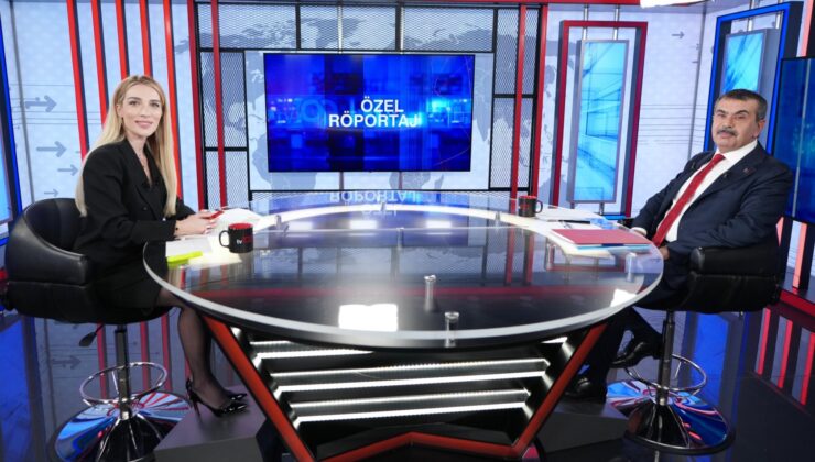Bakan Tekin, Tv100 Canlı Yayınında Eğitim Gündemini Değerlendirdi
