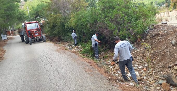 Kemer’de Dere Temizliği Çalışmaları