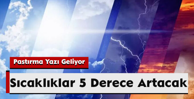 Pastırma Yazı Geliyor: Sıcaklıklar 5 Derece Artacak