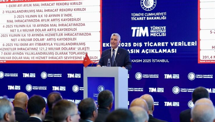Ticaret Bakanı Ömer Bolat, Ekim Ayı Dış Ticaret Verilerini Açıkladı