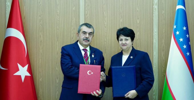 Türkiye Ve Özbekistan Arasında Eğitim İş Birliği Protokolü İmzalandı