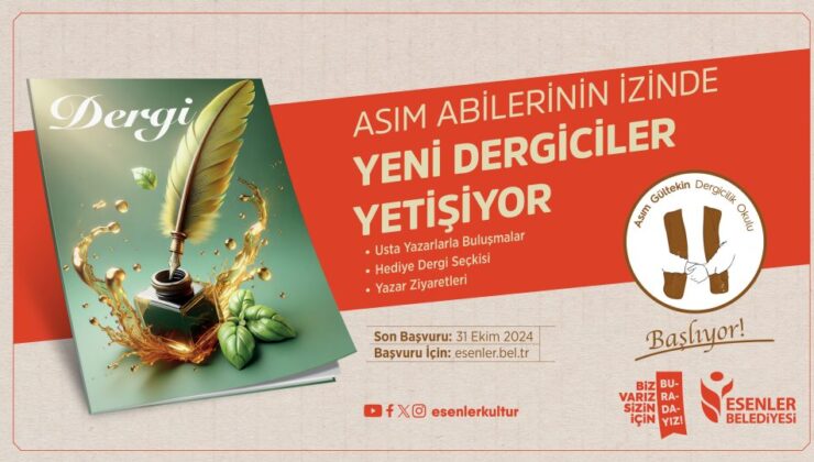 Asım Gültekin Dergiciliik Okulu Başlıyor!