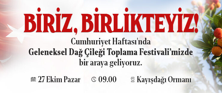 Ataşehir’de Dağ Çileği Toplama Festivali