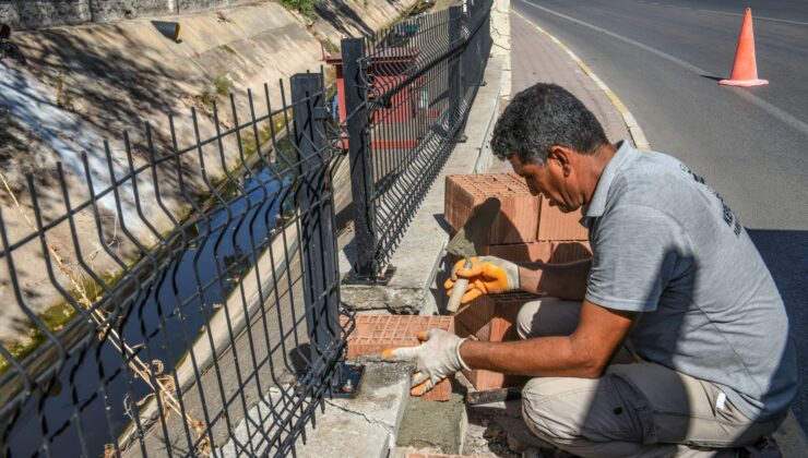 Kepez Su Kanalını Kışa Hazırlıyor
