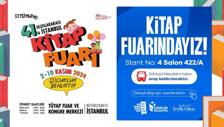 Tüyap Kitap Fuarında Esenler Belediyesi Rüzgarı Esecek