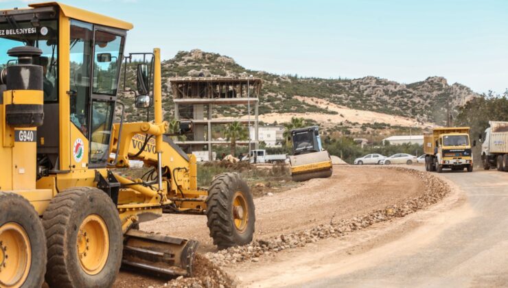 Kepez Tek Araçlık Yolu Genişletti