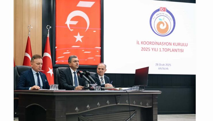 2025 Yılı 1. İl Koordinasyon Kurulu Toplantısı Gerçekleştirildi