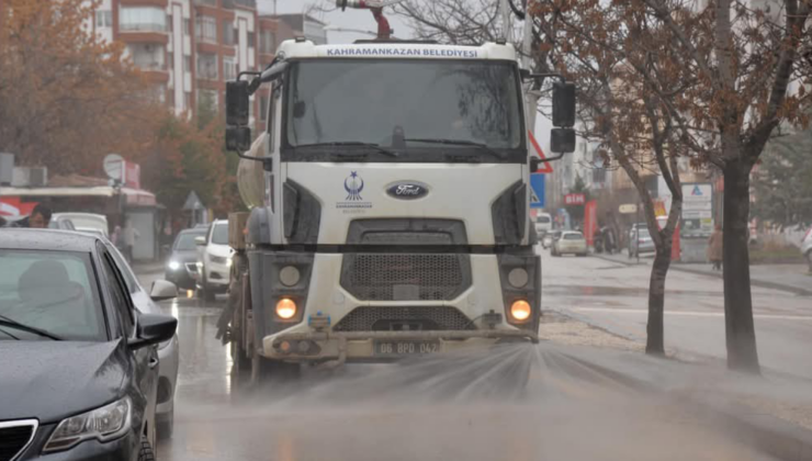 Kahramankazan Belediyesi’nden Kışlık Bakım Seferberliği
