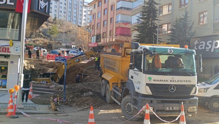 Mamak’ta Yıllardır İhmal Edilen Alt Yapı Sorunu Çözüldü
