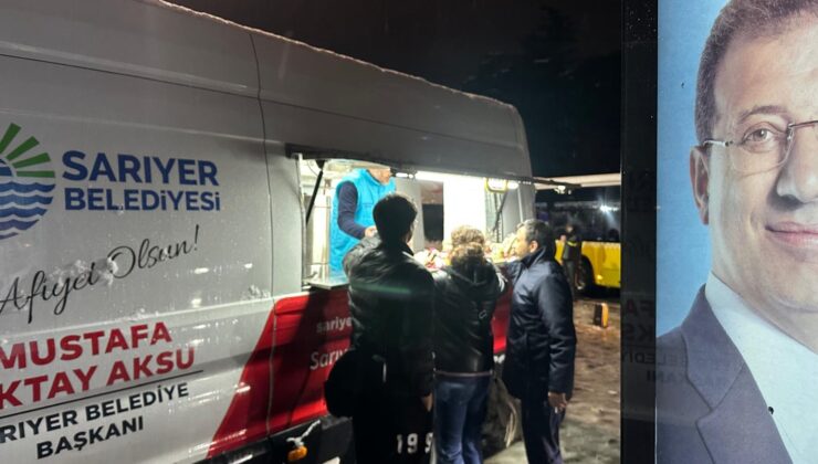 Sarıyer Belediyesi’nin Karla Mücadele Çalışmaları Devam Ediyor