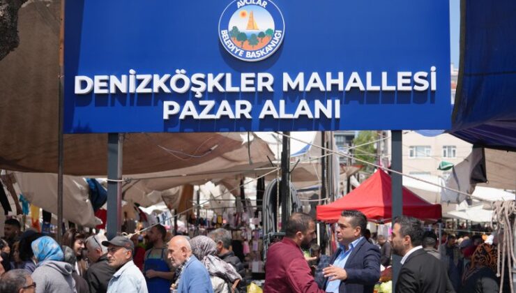 Avcılar’da Pazar Pazarı Yeni Yerinde Hizmete Açıldı