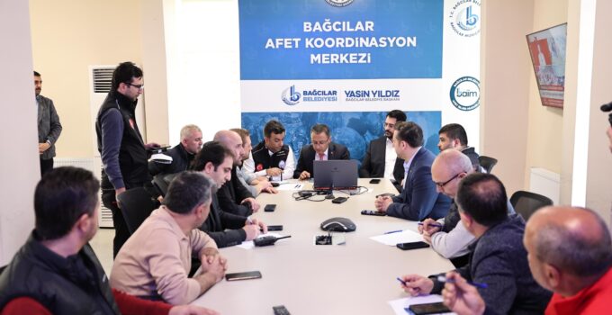 Bağcılar Belediyesi Deprem Teyakkuzunda