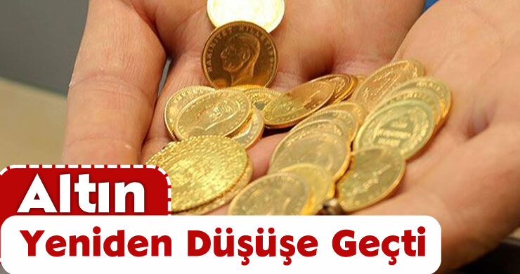 Altın Yeniden Düşüşe Geçti