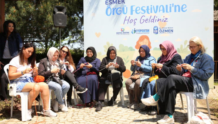 ESMEK Örgü Festivali Yoğun İlgi Gördü