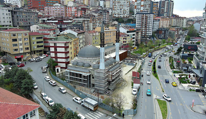 Ayazma Camii ve Külliyesi’nde Çalışmalar Aralıksız Sürüyor