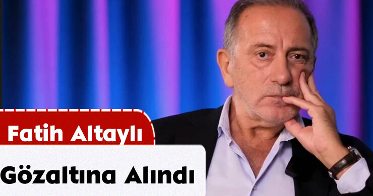 Gazeteci Fatih Altaylı Gözaltına Alındı