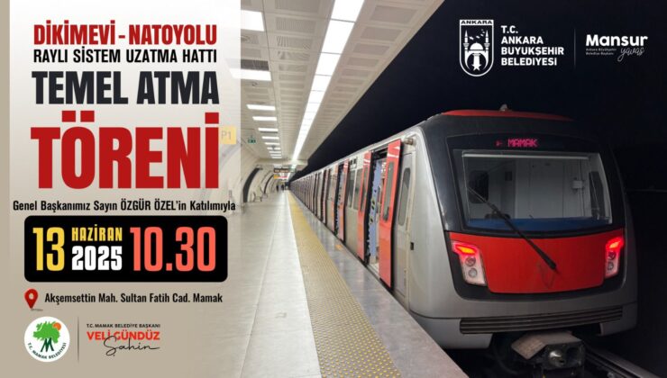 Mamak’a Metro Geliyor!