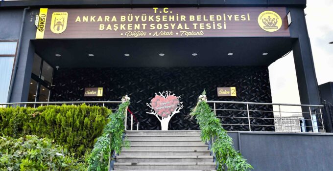 Ankara Büyükşehir Belediyesi’nden Ücretsiz Düğün Salonu