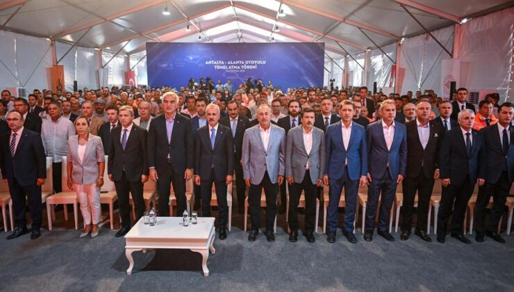 Antalya-Alanya Otoyolu Projesinin Temeli Atıldı
