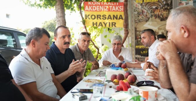 Başkan Kotan Taksici Esnafına Konuk Oldu