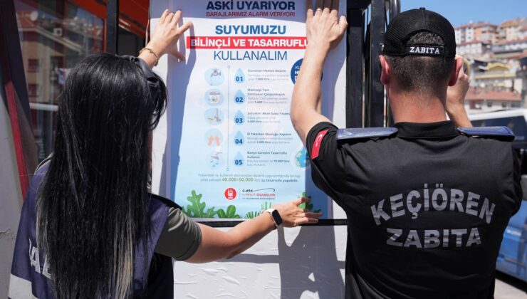 Keçiören Belediyesi’nden Su Tasarruf Seferberliği