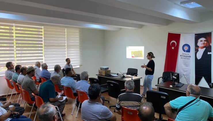 Antalya Büyükşehir’den Üreticiyi Eğitim Desteği