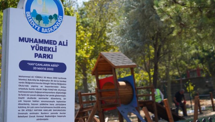 AVCILAR’IN TEK KÖPEK OYUN PARKI YENİLENDİ