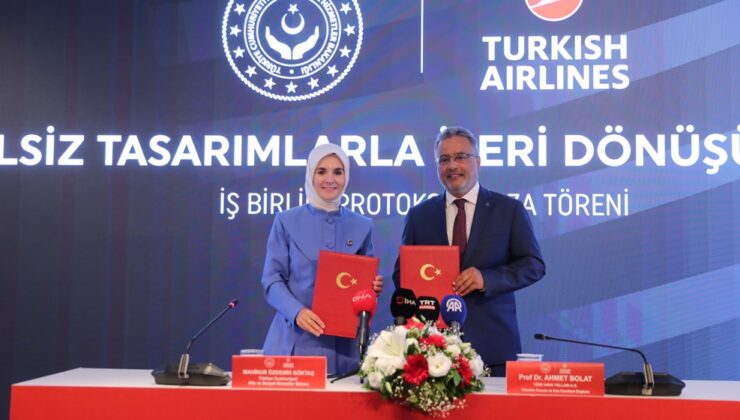 Aile ve Sosyal Hizmetler Bakanlığı İle THY Arasında “İleri Dönüşüm” Protokolü İmzalandı