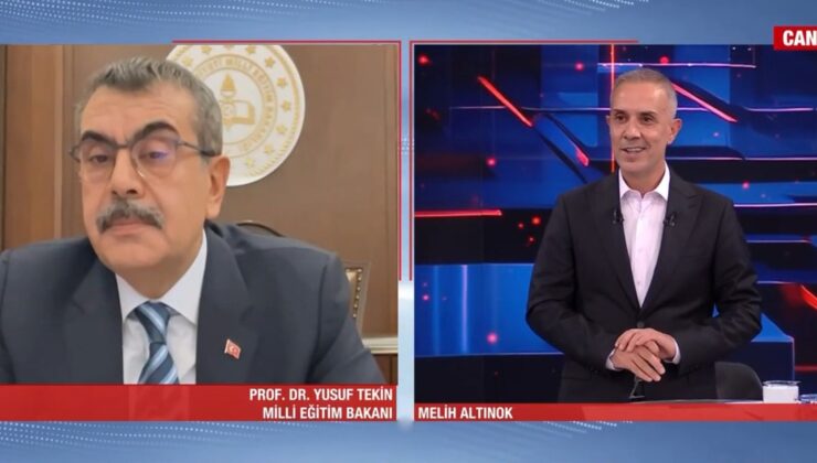 Bakan Tekin, Canlı Yayında Soruları Yanıtladı