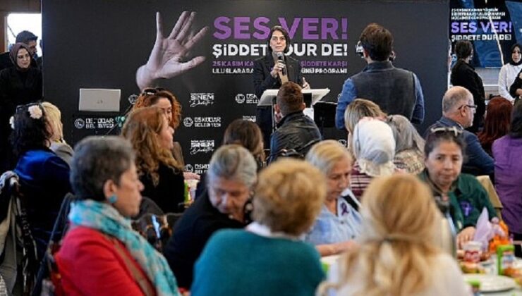 Üsküdar’da ”Ses Ver Şiddete Dur De” Etkinliği Düzenlendi