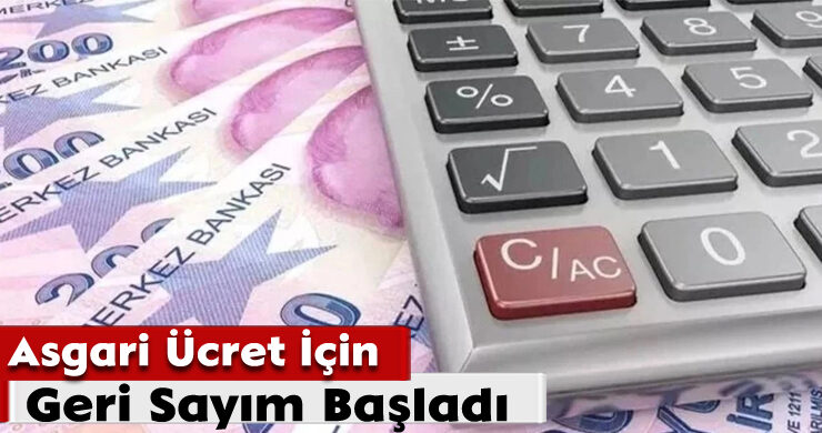 Asgari Ücret İçin Geri Sayım Başladı