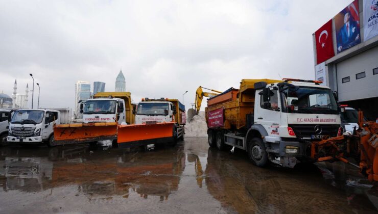 Ataşehir’de Karla Mücadele İçin Tüm Önlemler Alındı
