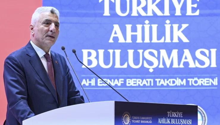 Bakan Bolat, Ahi Esnaf Beratı Takdim Töreni’nde Konuştu