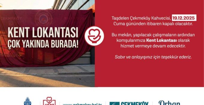 Çekmeköy’ün İlk Kent Lokantası İçin Çalışmalar Başladı