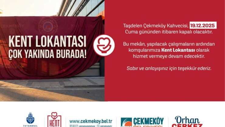 Çekmeköy’ün İlk Kent Lokantası İçin Çalışmalar Başladı