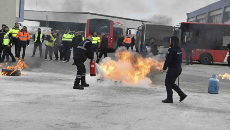 EGO Personeline “Acil Durum Tatbikatı”