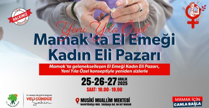 Mamak Belediyesi’nden Üreten Kadınlara Yeni Yıl Desteği