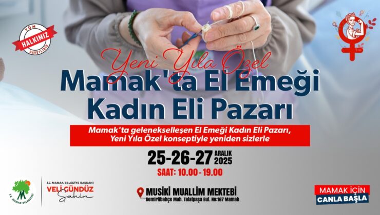 Mamak Belediyesi’nden Üreten Kadınlara Yeni Yıl Desteği