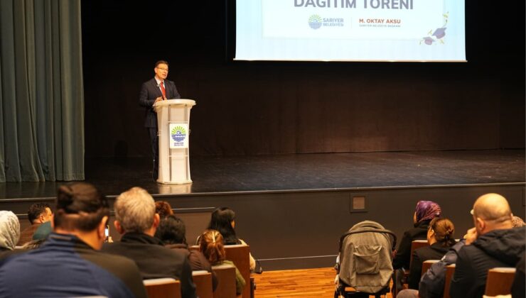 Sarıyer Belediyesi’nin 7500 Öğrenciye Eğitim Yardımı Kart Dağıtım Töreni Gerçekleşti