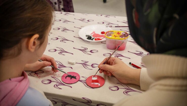 Anne Ve Çocuklar Magnet Atölyesinde Buluştu