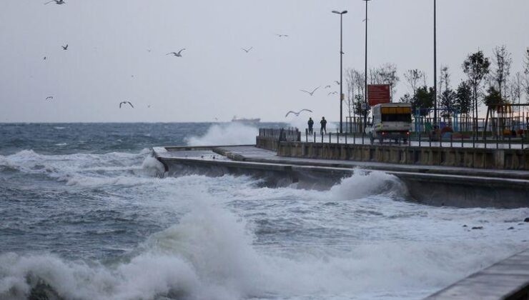 İstanbul’da Lodos Etkili Olmaya Devam Ediyor