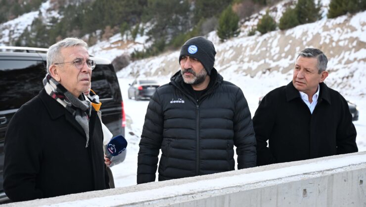 Mansur Yavaş Çamlıdere ve Eğrekkaya Barajlarındaki Çalışmaları Yerinde İnceledi