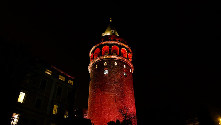 Galata Kulesi 26 Mart’ta Multipl Miyelom Farkındalığı İçin Kırmızıya Bürünecek
