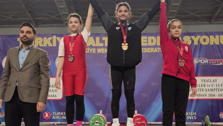 Pursaklar’dan Halterde Altın Başarı
