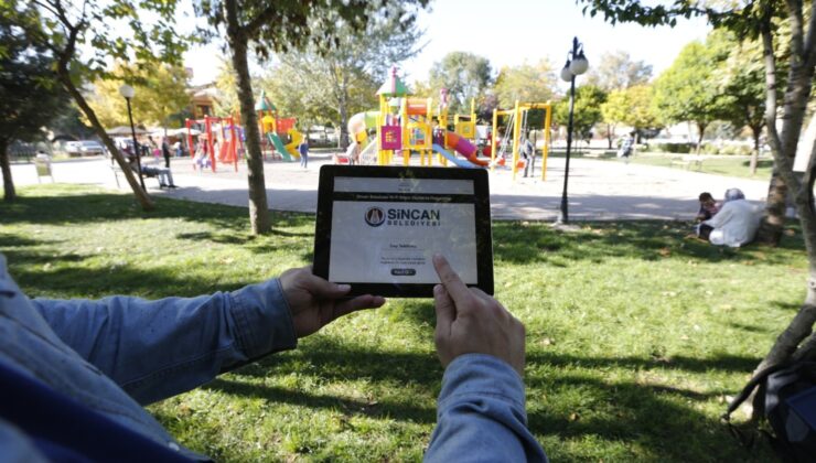 Sincan Parklarında Ücretsiz Wi-Fi Hizmetinin Saati Güncellendi