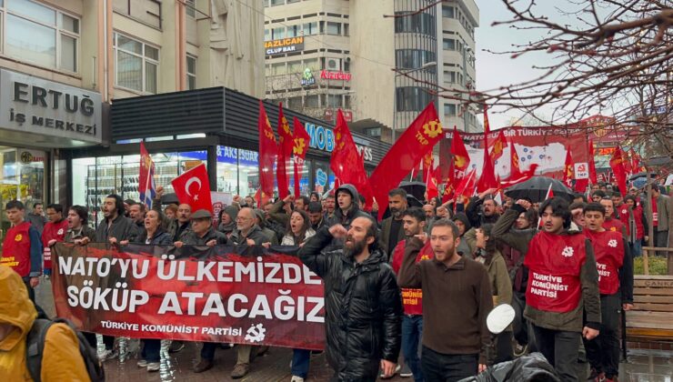 TKP, NATO’nun Kuruluş Yıl Dönümünde Ankara’da Yürüdü