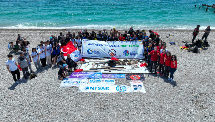 4 Etaptan Oluşan Deniz Dibi Temizliği Etkinliği Tamamlandı